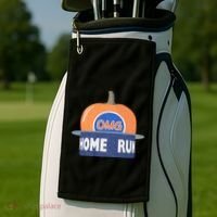 Playoff Pumpkin New York Omg Golf Towel thumb 2