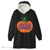 Playoff Pumpkin New York Omg Hooded Wearable Blanket thumb 0