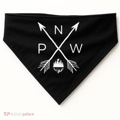 Pnw Pacific Northwest Cool Pnw USA-Made Doggie Bandana