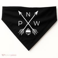 Pnw Pacific Northwest Cool Pnw USA-Made Doggie Bandana thumb 0
