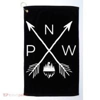 Pnw Pacific Northwest Cool Pnw Golf Towel thumb 0