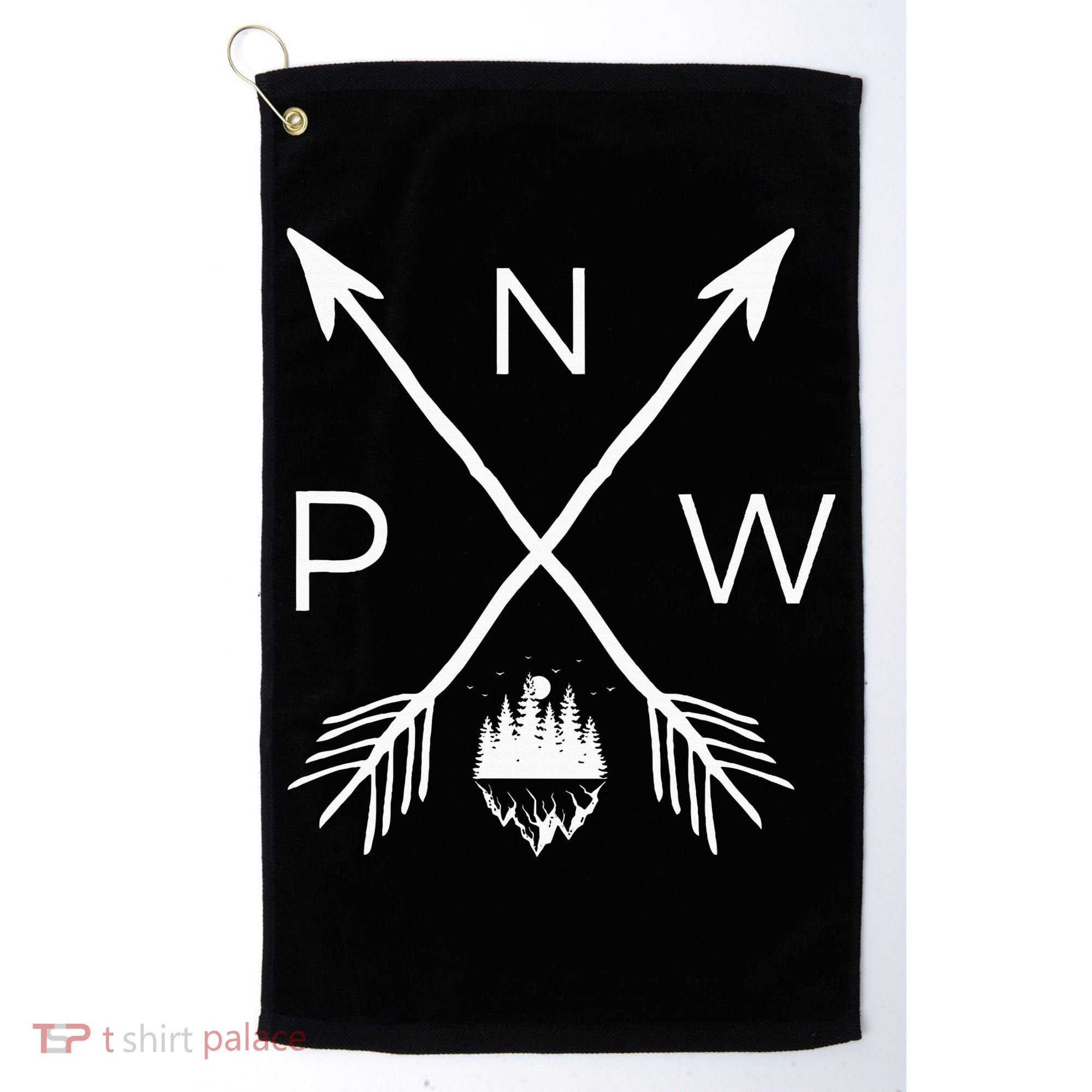 Pnw Pacific Northwest Cool Pnw Golf Towel