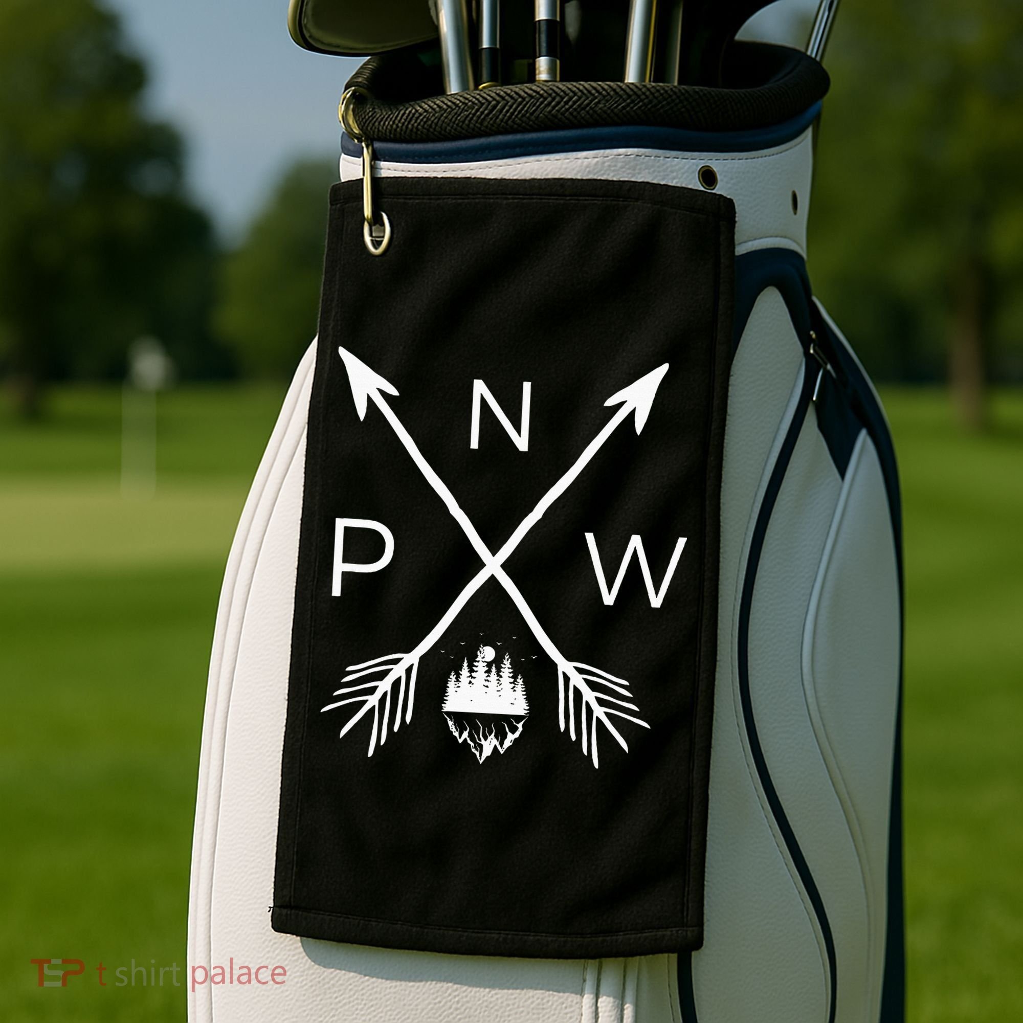 Pnw Pacific Northwest Cool Pnw Golf Towel