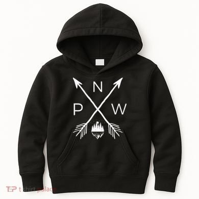 Pnw Pacific Northwest Cool Pnw Kids Hoodie