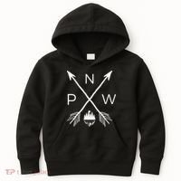 Pnw Pacific Northwest Cool Pnw Kids Hoodie thumb 0