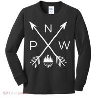 Pnw Pacific Northwest Cool Pnw Kids Long Sleeve Shirt thumb 0