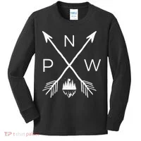 Pnw Pacific Northwest Cool Pnw Kids Long Sleeve Shirt thumb 0