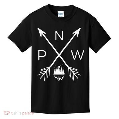 Pnw Pacific Northwest Cool Pnw Kids T-Shirt
