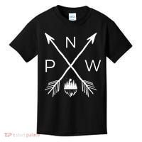 Pnw Pacific Northwest Cool Pnw Kids T-Shirt thumb 0