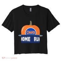 Playoff Pumpkin New York Omg Women's Crop Top Tee thumb 0
