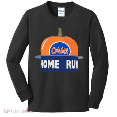 Playoff Pumpkin New York Omg Kids Long Sleeve Shirt