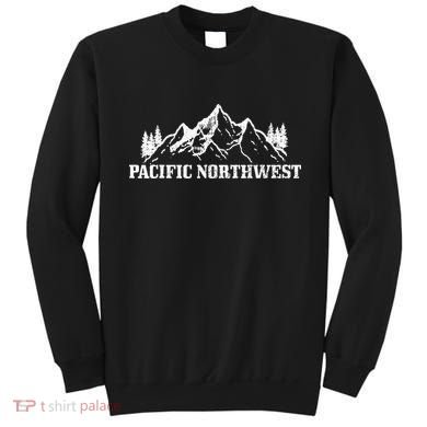 PNW Pacific Northwest Vintage Oregon Washington Gift Sweatshirt