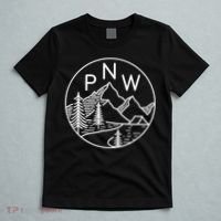 PNW Pacific Northwest Outdoors Trees Mountain T-Shirt thumb 5