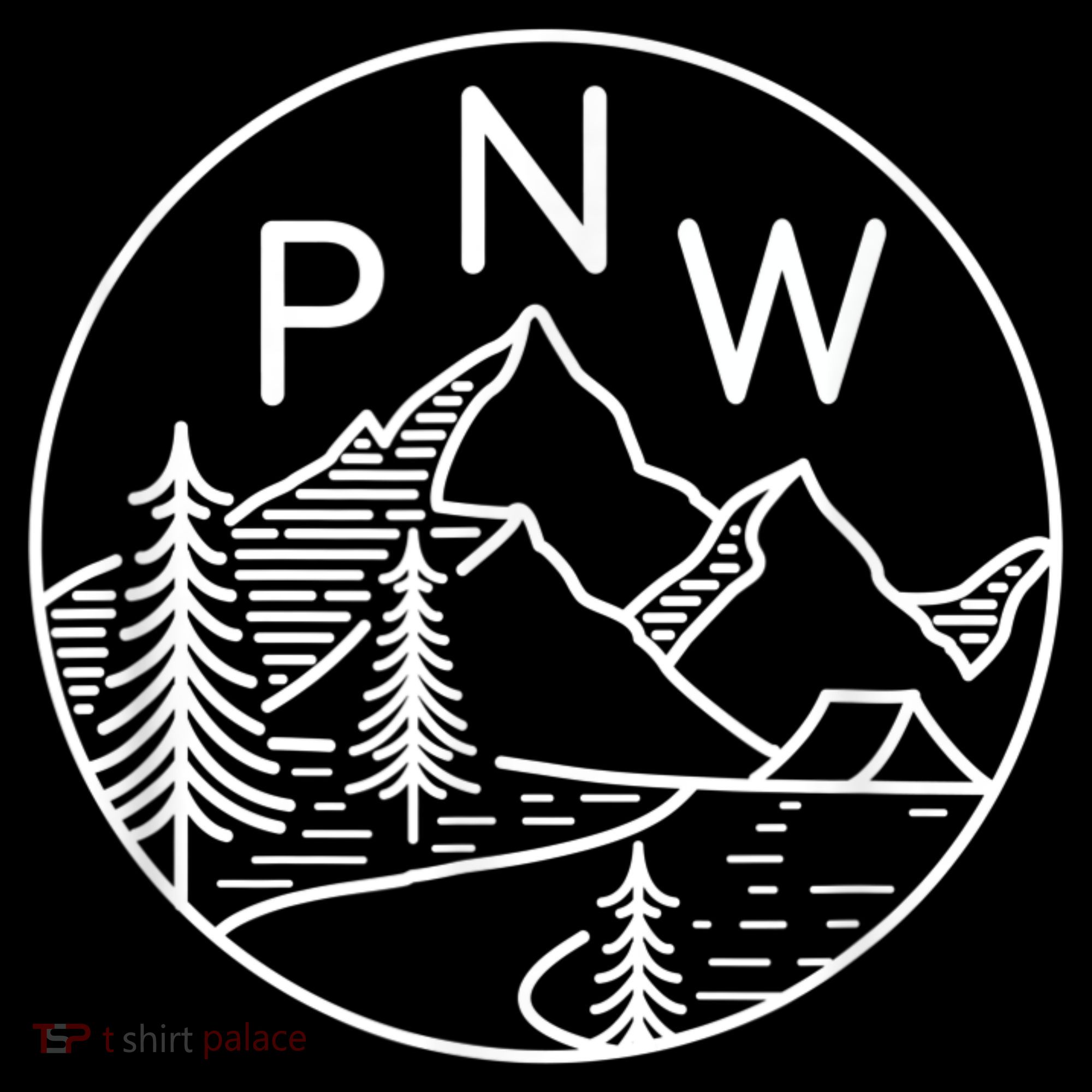 PNW Pacific Northwest Outdoors Trees Mountain Coaster