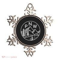 PNW Pacific Northwest Outdoors Trees Mountain Ornament thumb 0