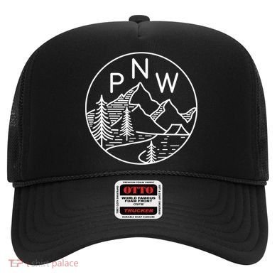 PNW Pacific Northwest Outdoors Trees Mountain Hat
