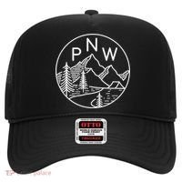 PNW Pacific Northwest Outdoors Trees Mountain Hat thumb 0