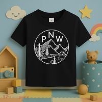 PNW Pacific Northwest Outdoors Trees Mountain Toddler T-Shirt thumb 3