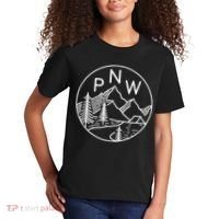 PNW Pacific Northwest Outdoors Trees Mountain Kids T-Shirt thumb 2