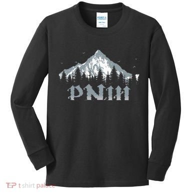 Pnw Pacific North West Kids Long Sleeve Shirt