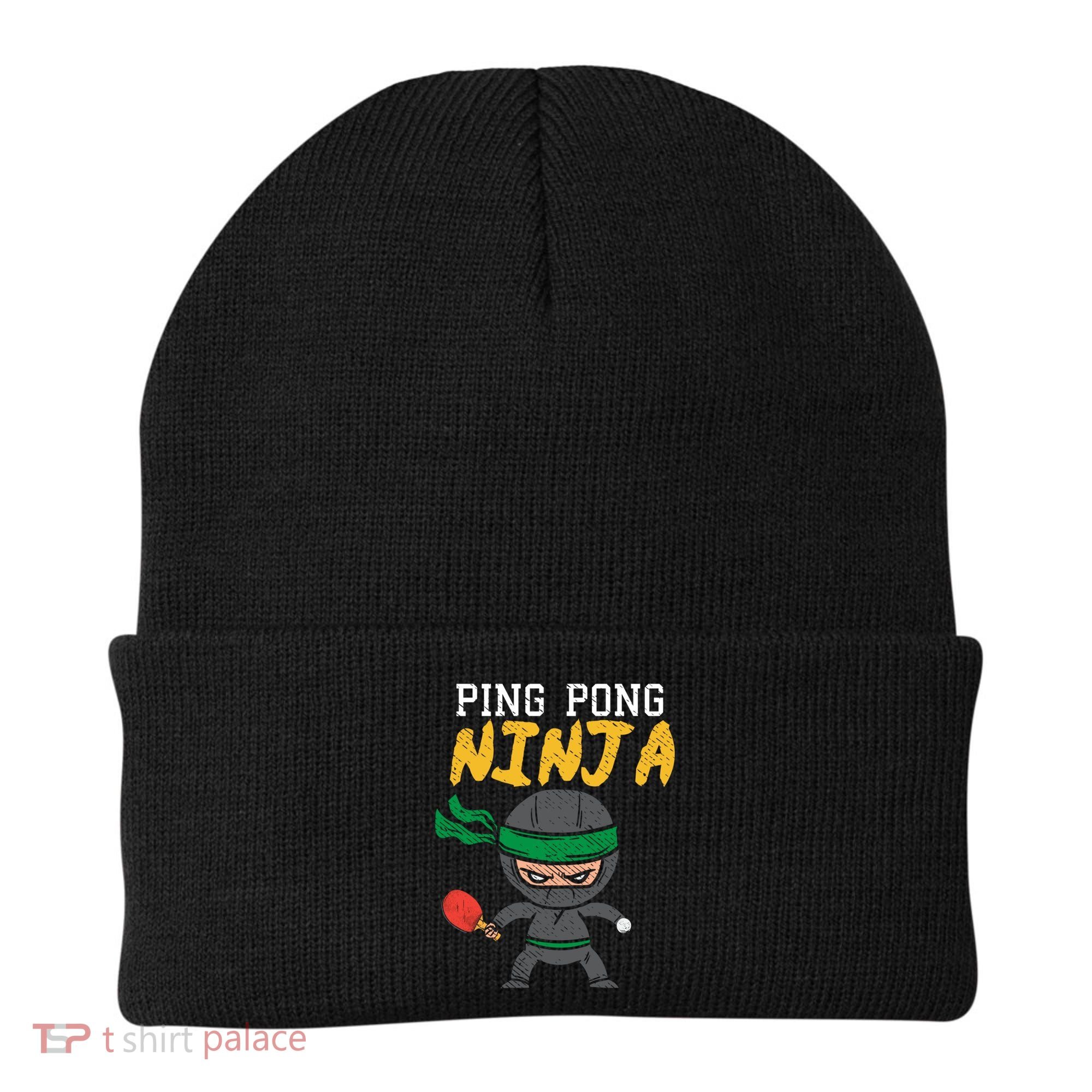 Ping Pong Ninja Table Tennis Gift Beanie