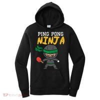 Ping Pong Ninja Table Tennis Gift Women's Hoodie thumb 0