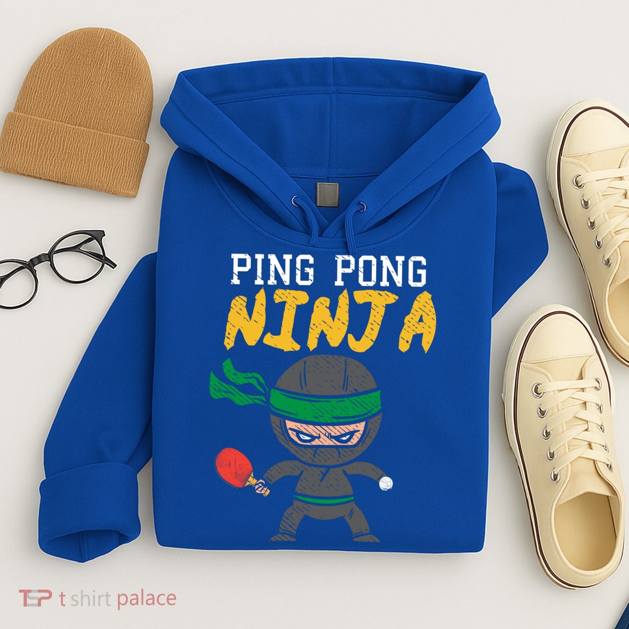 Ping Pong Ninja Table Tennis Gift Hoodie