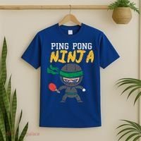 Ping Pong Ninja Table Tennis Gift T-Shirt thumb 2