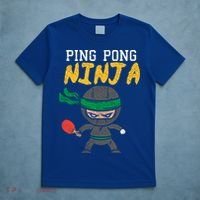 Ping Pong Ninja Table Tennis Gift T-Shirt thumb 5