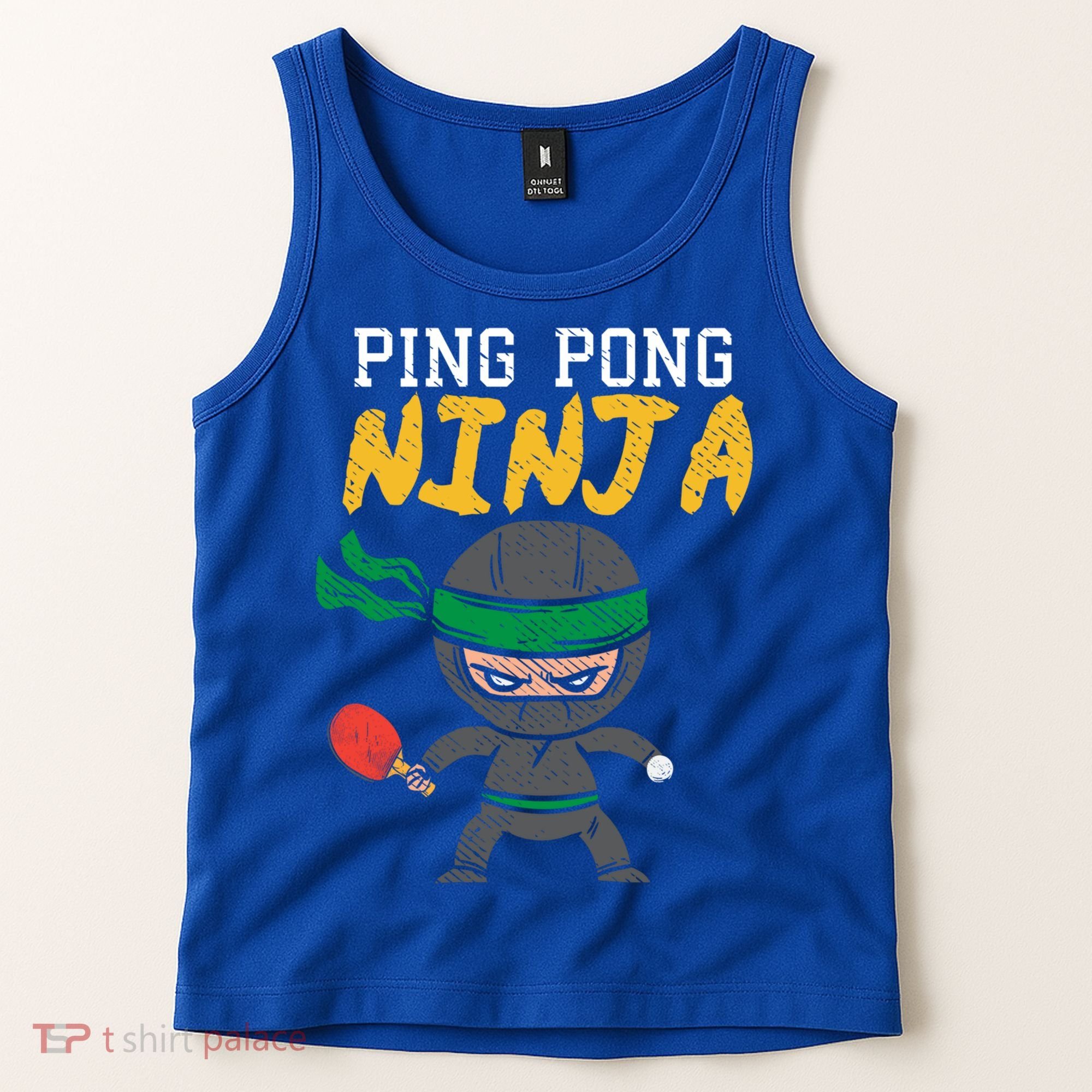 Ping Pong Ninja Table Tennis Gift Tank Top