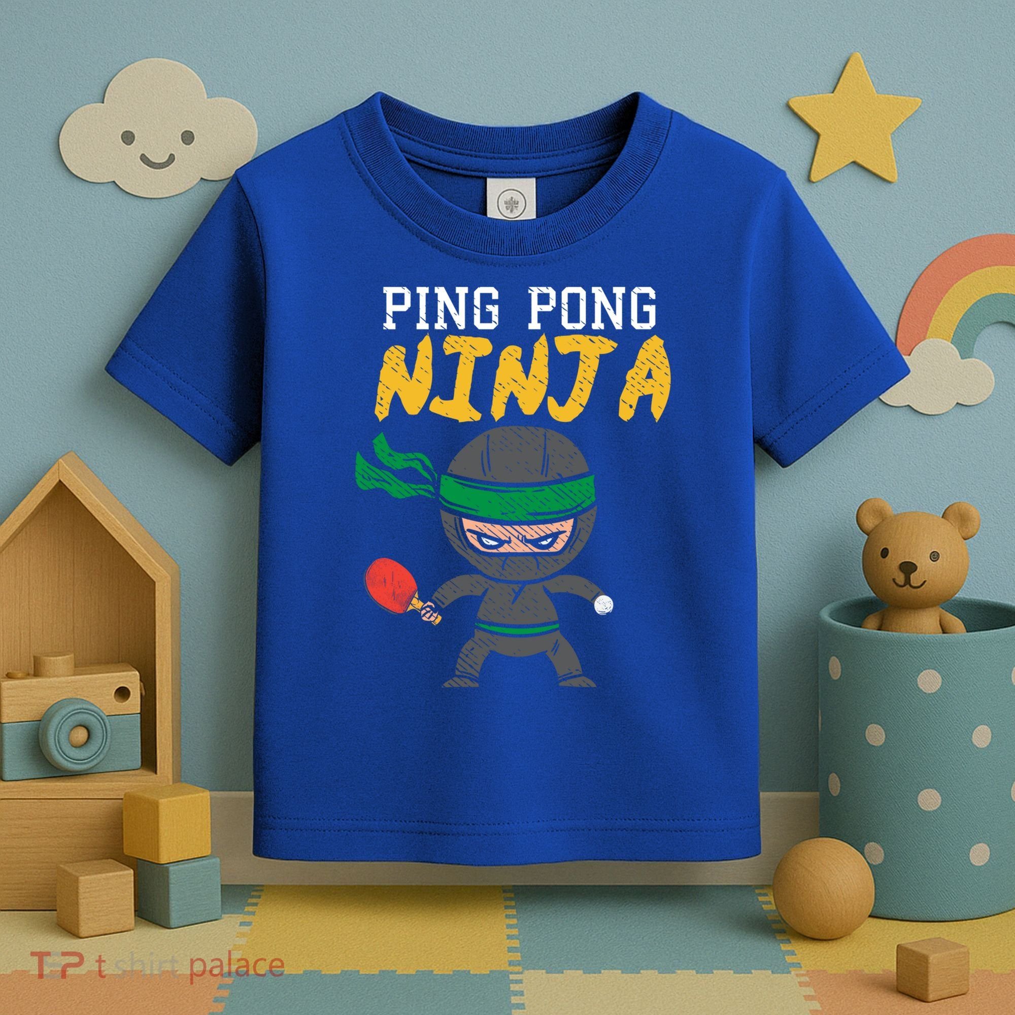 Ping Pong Ninja Table Tennis Gift Toddler T-Shirt