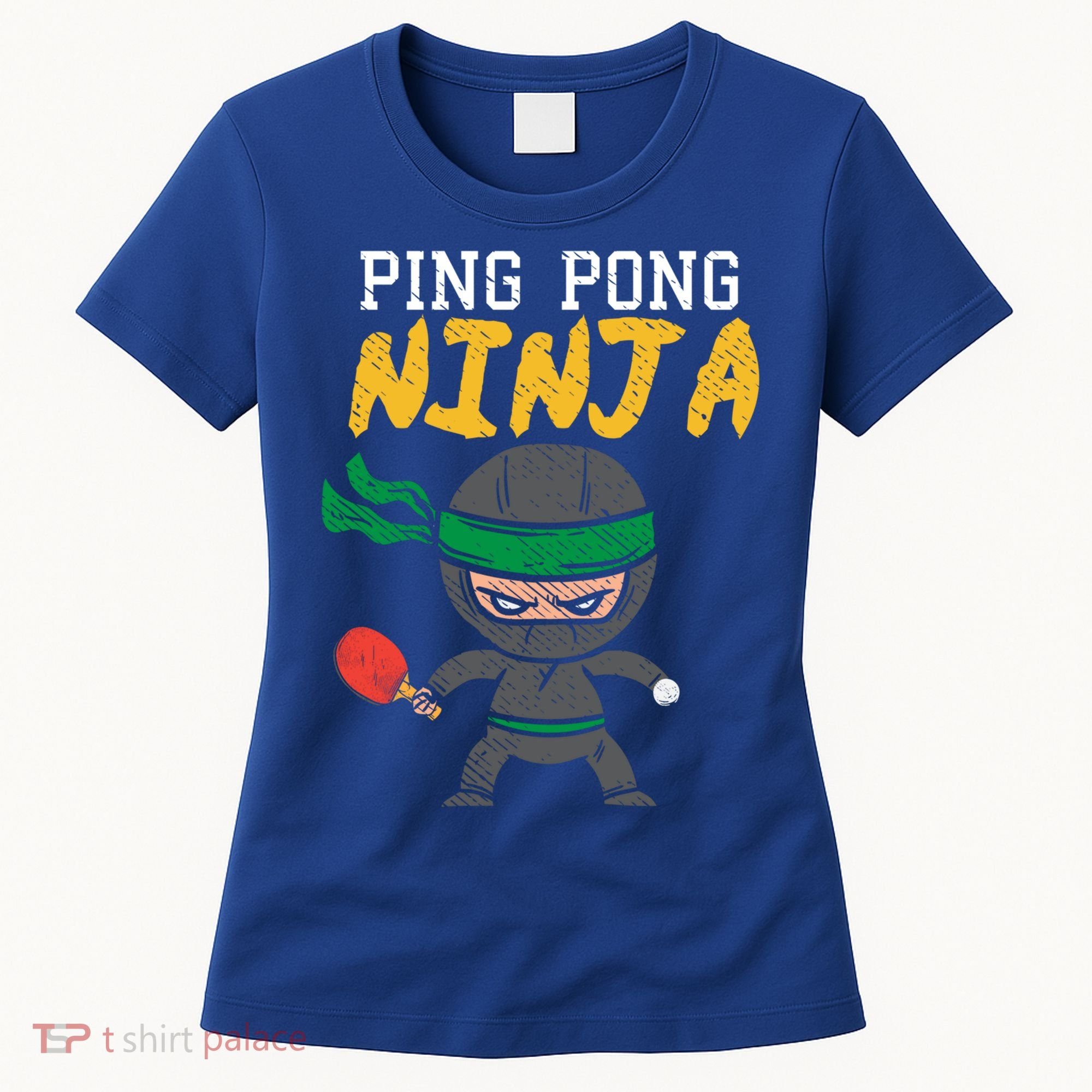 Ping Pong Ninja Table Tennis Gift Women's T-Shirt