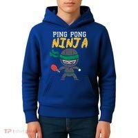 Ping Pong Ninja Table Tennis Gift Kids Hoodie thumb 4