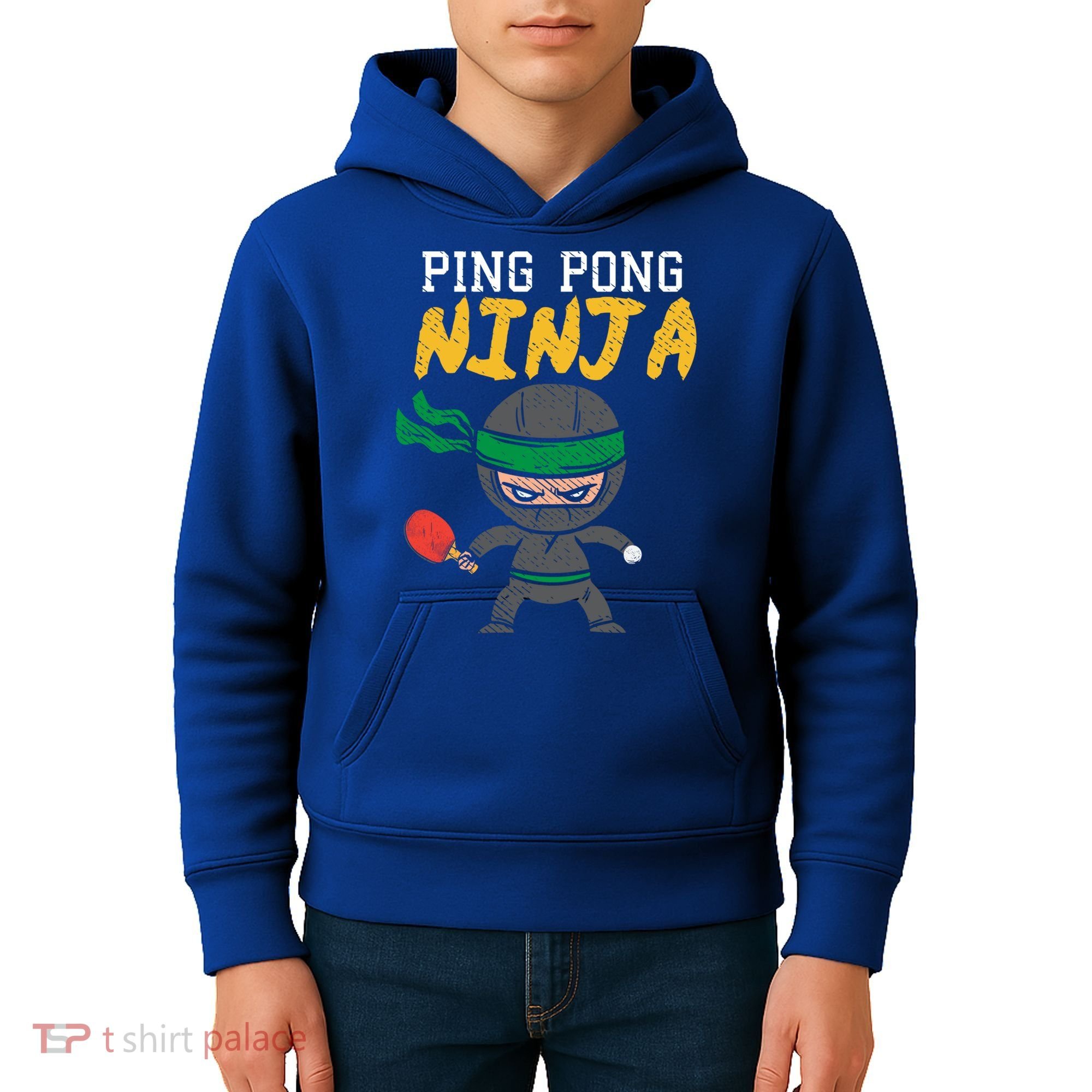 Ping Pong Ninja Table Tennis Gift Kids Hoodie