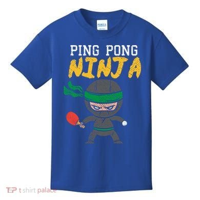 Ping Pong Ninja Table Tennis Gift Kids T-Shirt