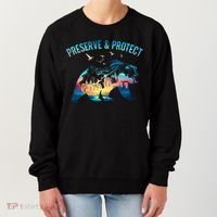 Preserve & Protect National Park Nature Forest Bear Wildlife Women's Sweatshirt thumb 0
