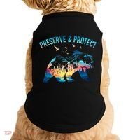 Preserve & Protect National Park Nature Forest Bear Wildlife Doggie Tank thumb 0