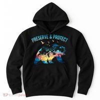 Preserve & Protect National Park Nature Forest Bear Wildlife Hoodie thumb 0