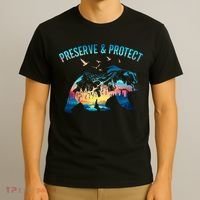 Preserve & Protect National Park Nature Forest Bear Wildlife T-Shirt thumb 3