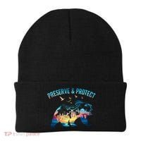 Preserve & Protect National Park Nature Forest Bear Wildlife Beanie thumb 0