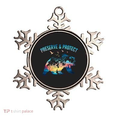 Preserve & Protect National Park Nature Forest Bear Wildlife Ornament