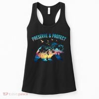Preserve & Protect National Park Nature Forest Bear Wildlife Women's Tank Top thumb 0