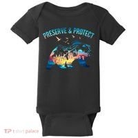 Preserve & Protect National Park Nature Forest Bear Wildlife Baby Bodysuit thumb 0