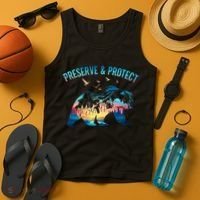 Preserve & Protect National Park Nature Forest Bear Wildlife Tank Top thumb 4