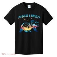 Preserve & Protect National Park Nature Forest Bear Wildlife Kids T-Shirt thumb 0