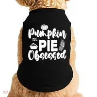 Pumpkin Pie Obsessed Doggie Tank thumb 0