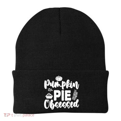 Pumpkin Pie Obsessed Beanie