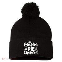 Pumpkin Pie Obsessed Pom Pom 12in Knit Beanie thumb 0