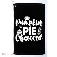 Pumpkin Pie Obsessed Golf Towel thumb 0