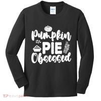 Pumpkin Pie Obsessed Kids Long Sleeve Shirt thumb 0